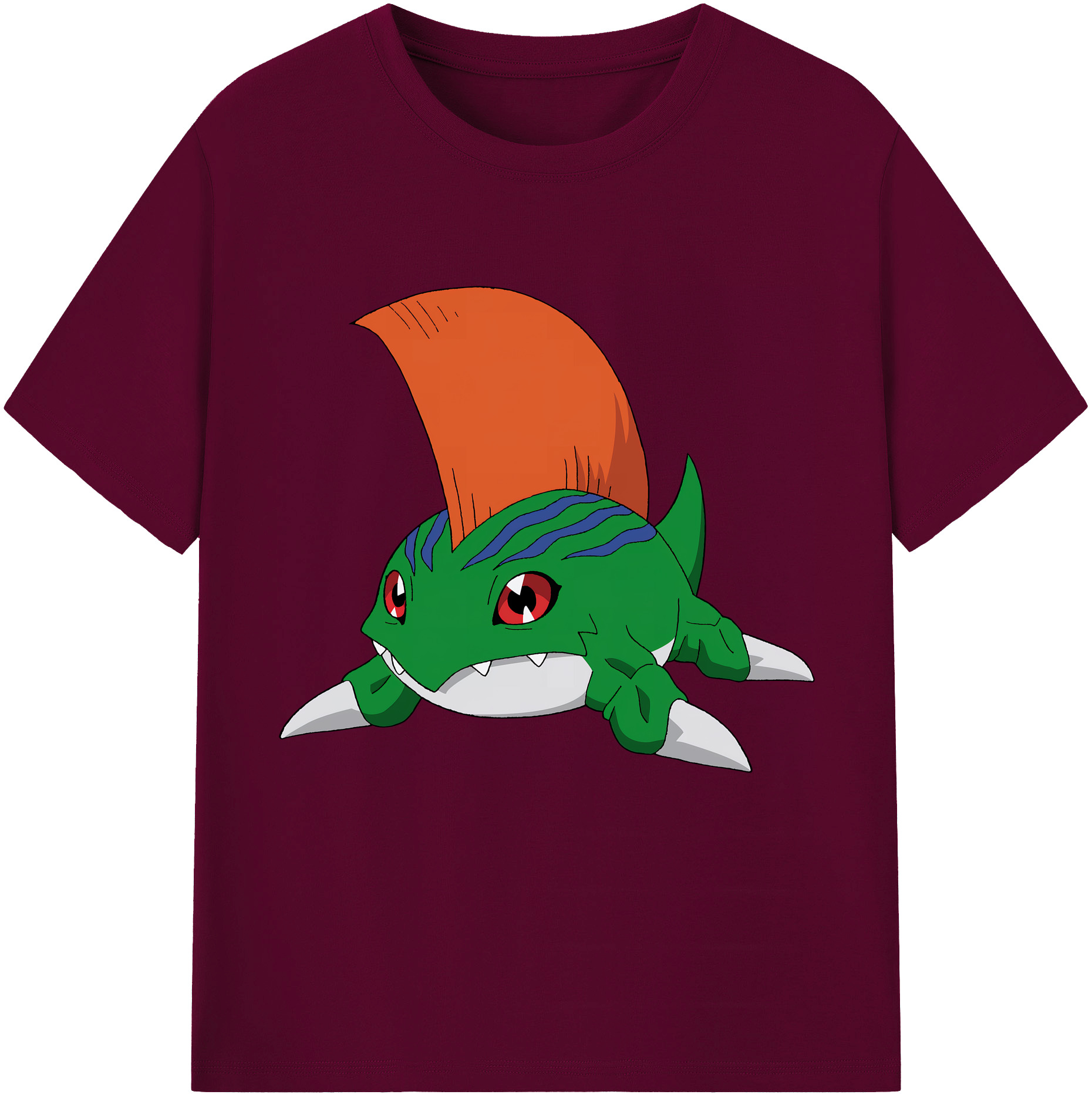 （画像用） Digimon デジタルモンスター/デジモン レディースカジュアルプリントTシャツ（綿100％）